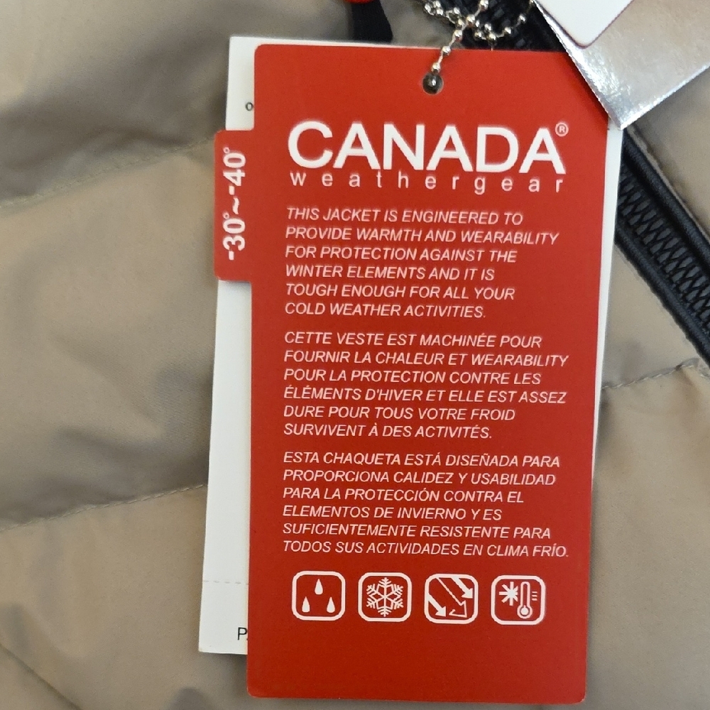 Canada Weather Gear Size L Womens Double-Zip Water Resistant Heavyweight Puffer - Picture 7 of 16
